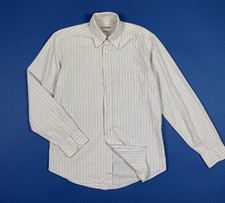 Benini camicia uomo usato country side 15 1/2 39 M shirts righe bi colore T8519