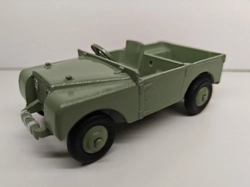 Vintage 1950s Dinky Toys No. #27D Diecast Land Rover - Repainted