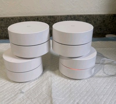 Lot of 4 Google AC1200 Mesh  WiFi Routers with Power Cords