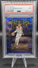 2023 Panini Select Victor Wembanyama Blue Prizm PSA 9 #87 Spurs Rookie