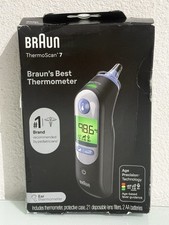 Braun Thermoscan 7 Digital Ear Thermometer, Age-adjusted Fever Guidance Open Box