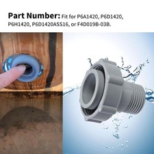 Swimming Pool Drain Fitting Connects for Swimming 1.5in Connect Pool Swimming