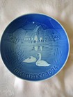 Bing and Grondahl Copenhagen  Jule Aften 1974 Christmas Eve Plate — photo 1