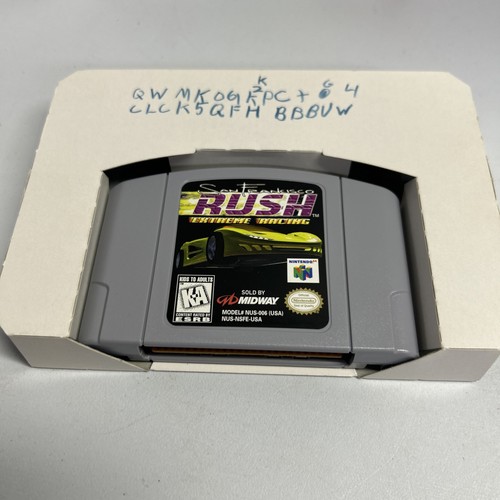 San Francisco Rush Extreme Racing (Nintendo 64, 1997) Missing Manual - tested - Picture 2 of 11