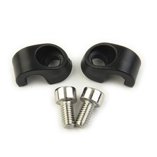 2 X Bike Bicycle Fork Brake-Housing Buckle Brake Cable Hose Clamp-Cable Guide