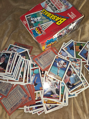 Topps 1991 Baseball Trading Cards, 40 Years, Box, Cards Opened, See Description.