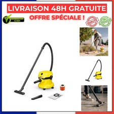 KÄRCHER Aspirateur Eau et Poussières WD 2 Plus 1000 W 12 L Jaune