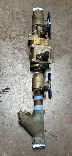 Febco 850 1" Double Check with Brass valves & Zurn Wilkins 1” NSF61 SXL HD5