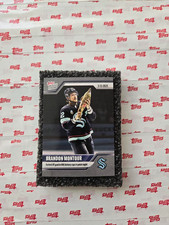 topps now nhl #132 BRANDON MONTOUR Fastest OT goal in NHL history caps 4-point n