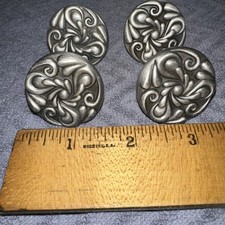 4 Round Drawer Cabinet Pulls Satin Nickel Elegant Finish 