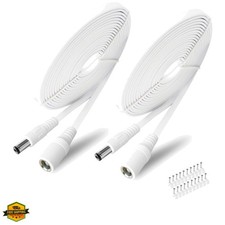 2 Pack 10FT DC Power Extension Cable 5.5mm x 2.1mm12v DC Extension Cord Power...
