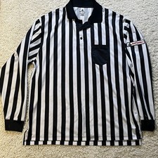 Camisa uniforme armario de pies árbitro con parche de logotipo empleado polo jersey adulto grande