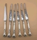 6 Gorham Chantilly 1895 Sterling Silver Dinner Master Butter Knife 9.5" Mono