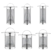 US Stainless Steel Sink Drain Stopper Basket Strainer Waste Plug Floor & Basin 