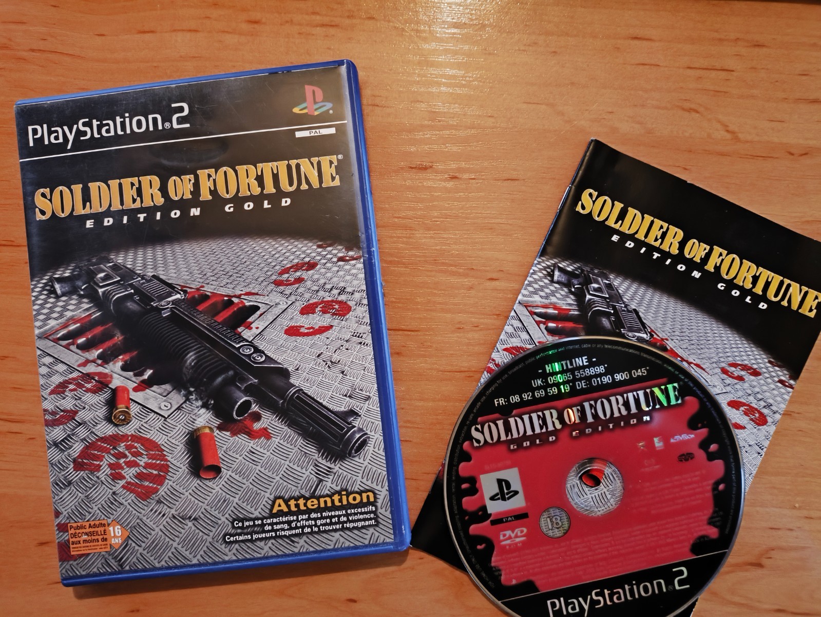 PS2 - Soldier Of Fortune Édition Gold Complet CIB PAL FR