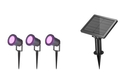 LedDoo SmartLumin Bodenleuchte TriGlow GL-1, IP44, APP-Steuerung, RGB+3000K