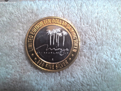 The Mirage Limited Edition $10 Silver Strike .999 Fine Silver