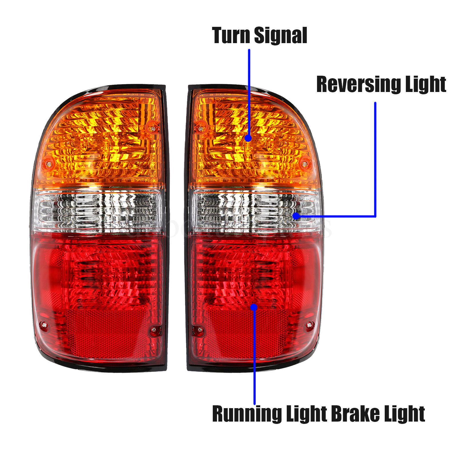 Fit for Toyota 20012004 Left & Right Rear Tail Light Assemblies