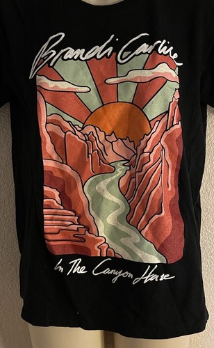 Brandi Carlisle T Shirt In The Canyon Haze Graphic Print Black S - Picture 2 of 5