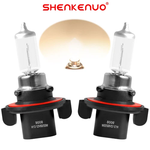 For Chevy HHR 2006-2011 Halogen Headlight Bulbs Replacement High-Low Beam 9008