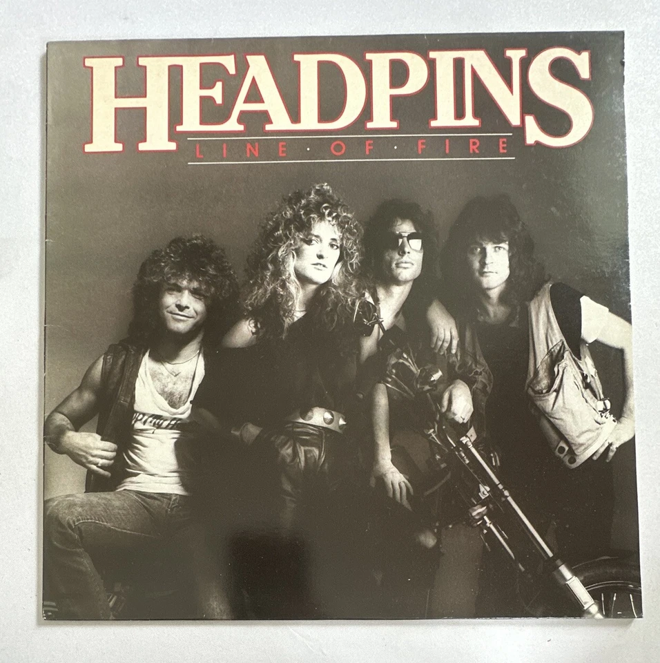 Headpins - Line Of Fire Lp Vinyl Record First Press A1-B1 EX / EX CONDITION - Image 2 of 4