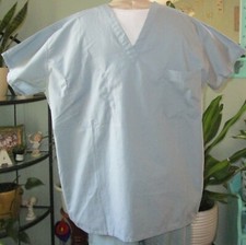 Best Medical Unisex Reversible Scrub Top W/ Pocket Misty Green Large