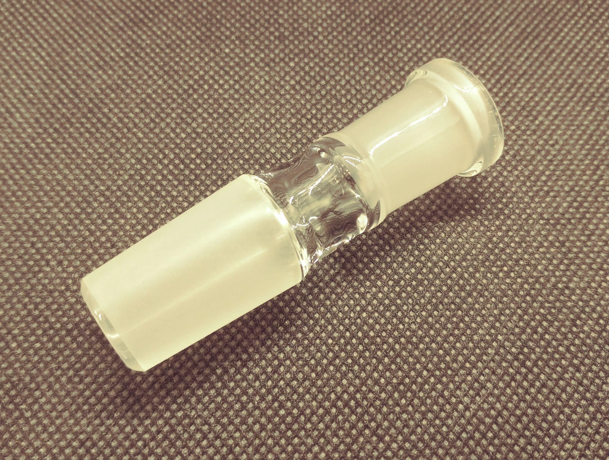 Adaptateur Droit Verre Laboratoire 19/26 Avec Robinet - 110 Mm - Neuf Sous Emballage