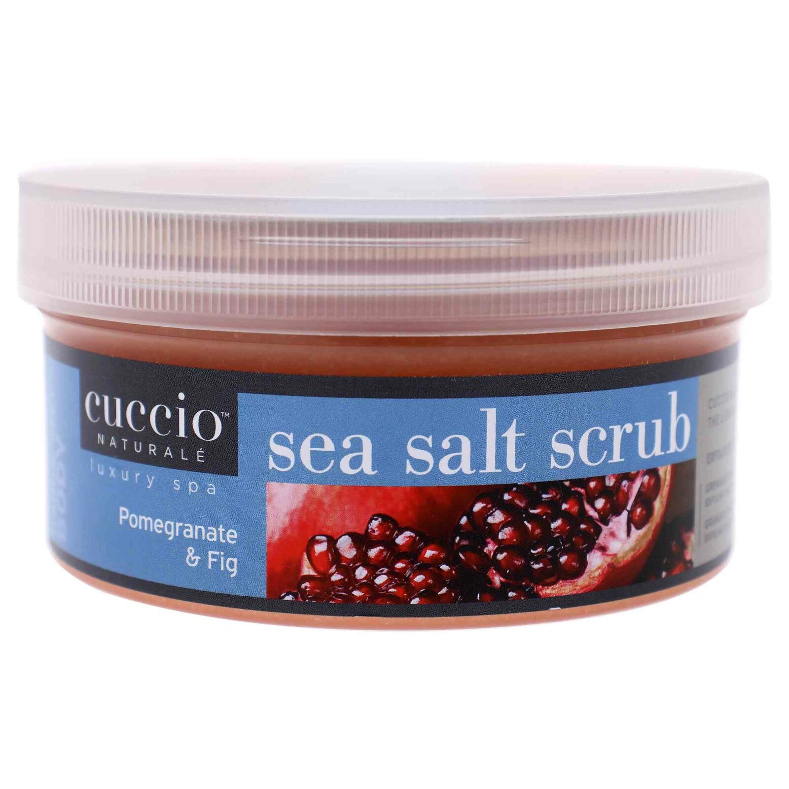 Sea Salt Scrub - Pomegranate and Fig by Cuccio for Women - 19.5 oz Scrub