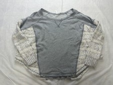 Free people pullover sweater Cropped size XS Cotton Blend