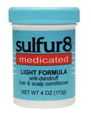 SULFUR8 MEDICATED LIGHT FORMULA ANTI-DANDRUFF HAIR SCALP CONDITIONER 4OZ