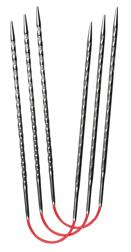 Addi AD7702030-02.50 Set di ferri da maglia per calze, argento, 2,5 mm, ergon... - Immagine 2 di 3