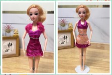 2PCS 1/6 Doll Clothes Handmade Wedding Dress for 11.5" Doll Princess Gown Toy N9