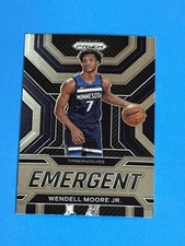 2022-23 Panini Prizm Wendell Moore Jr. Rookie Emergent #23 Minnesota RC (L)