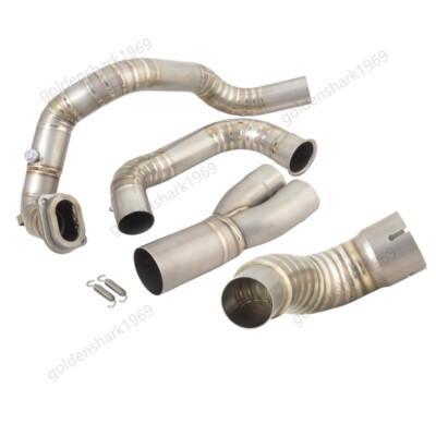 For Indian FTR 1200 2018-2024 Slip On Exhaust System Header Link Pipe Titanium