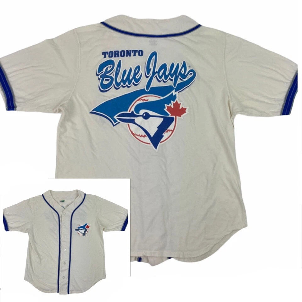 Vintage 1992 Toronto Blue Jays MLB Large Jersey By Waves