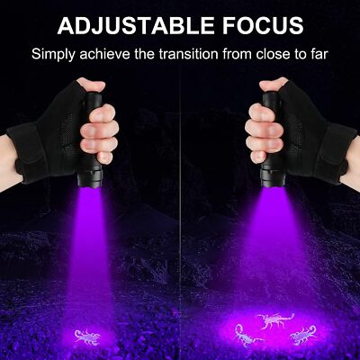 ultraviolet ULTRAFIRE Black Light UV Flashlight, Super Power UV 395-405 nm LED