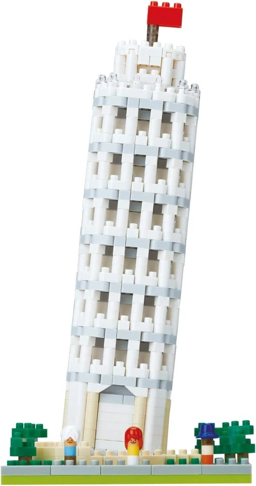 Nanoblock Leaning Tower Of Pisa 990pcs Kawada NBH_199 New Toy Block from Japan - Image 4 of 4