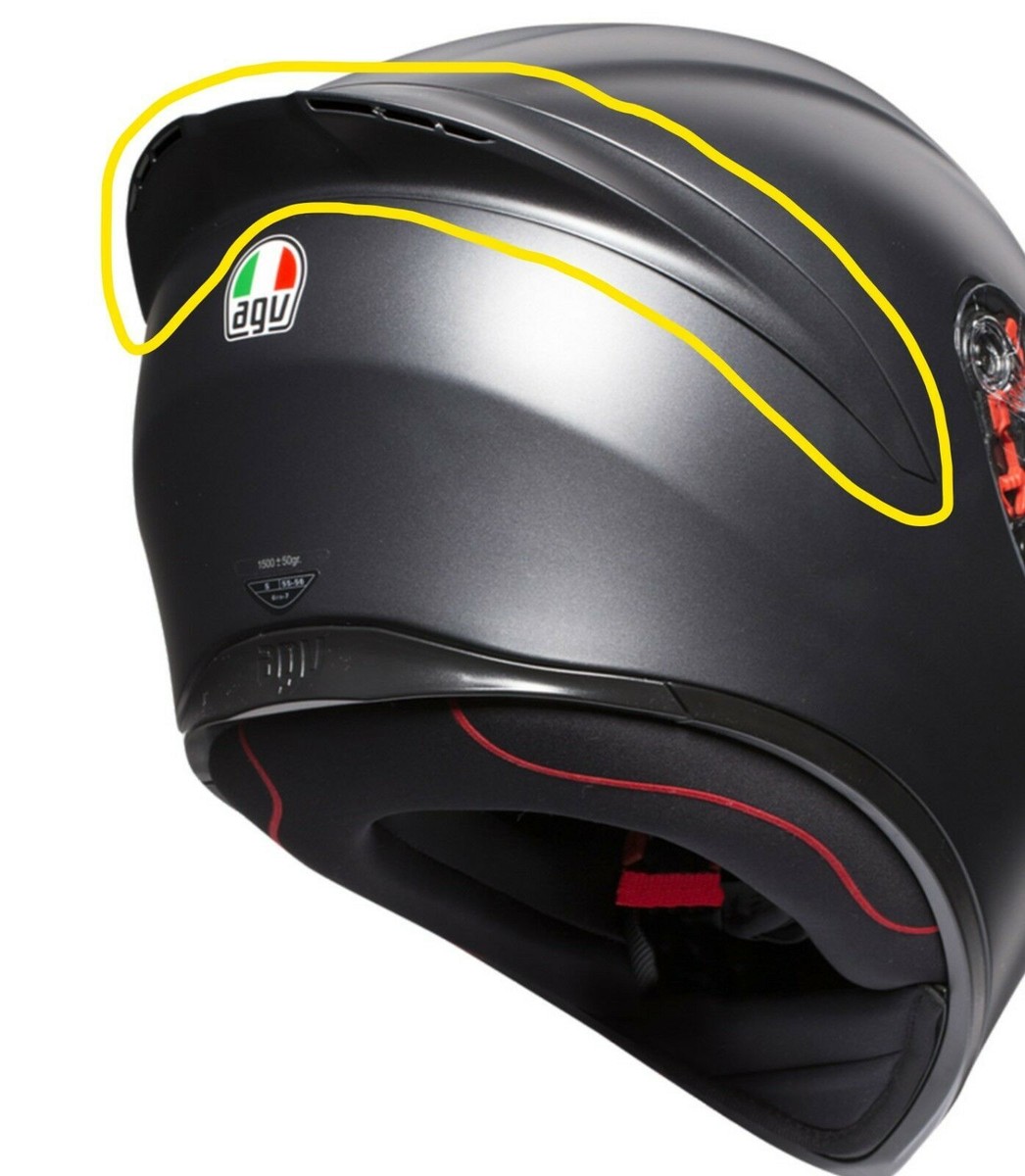 Spoiler de casco aleron Agv K1 negro UK
