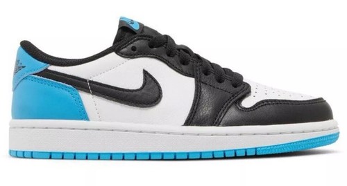 WMNS Air Jordan 1 Low OG UNC Negro Polvo Oscuro Azul Mujer’s Tallas CZ0775-104 NUEVO