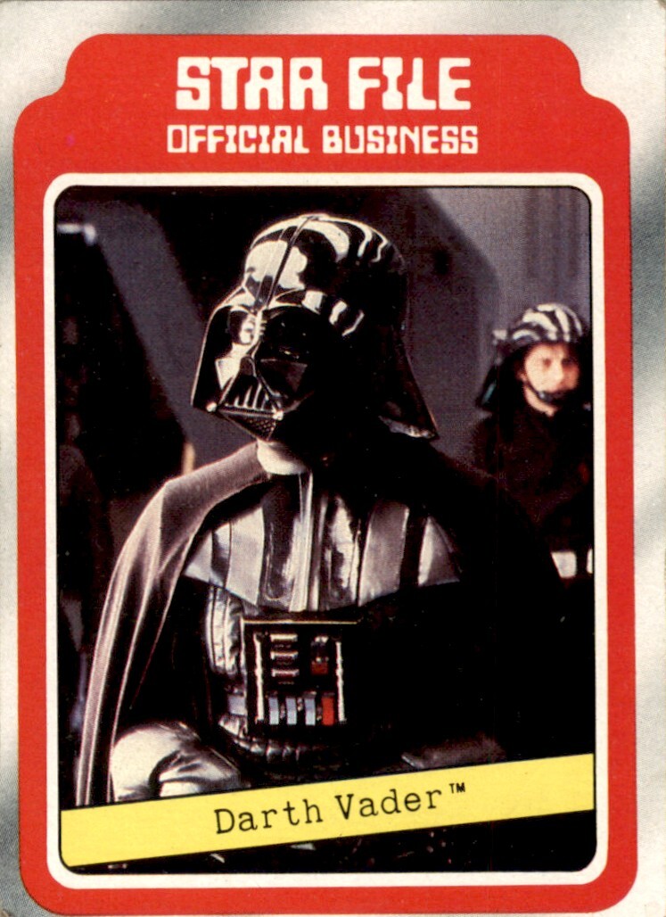 1980 Topps Star Wars The Empire Strikes Back #10 Darth Vader EX