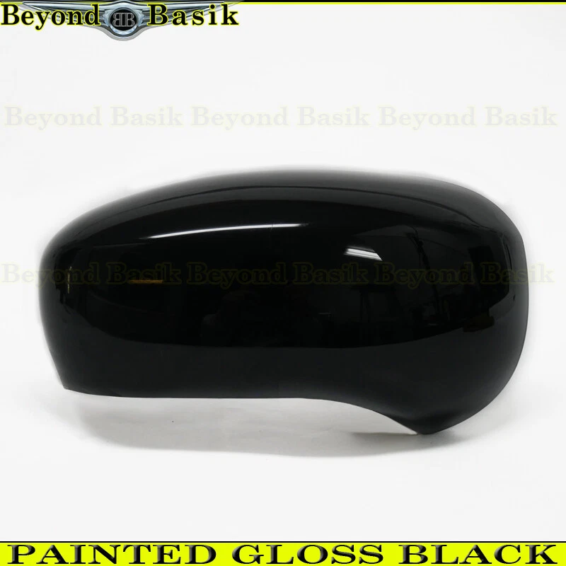 Para Dodge Charger 2006 2007 2008 2009 2010 negro brillante cubiertas de espejo superposiciones Foto 4 de 4