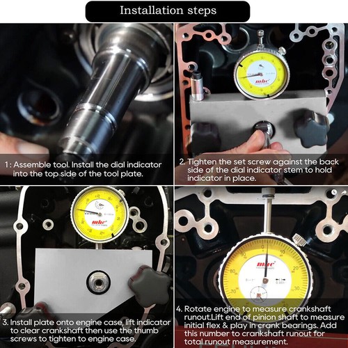 9015 Runout Gauge Gear Drive Backlash Tool for Harley Davidson Twin Cam