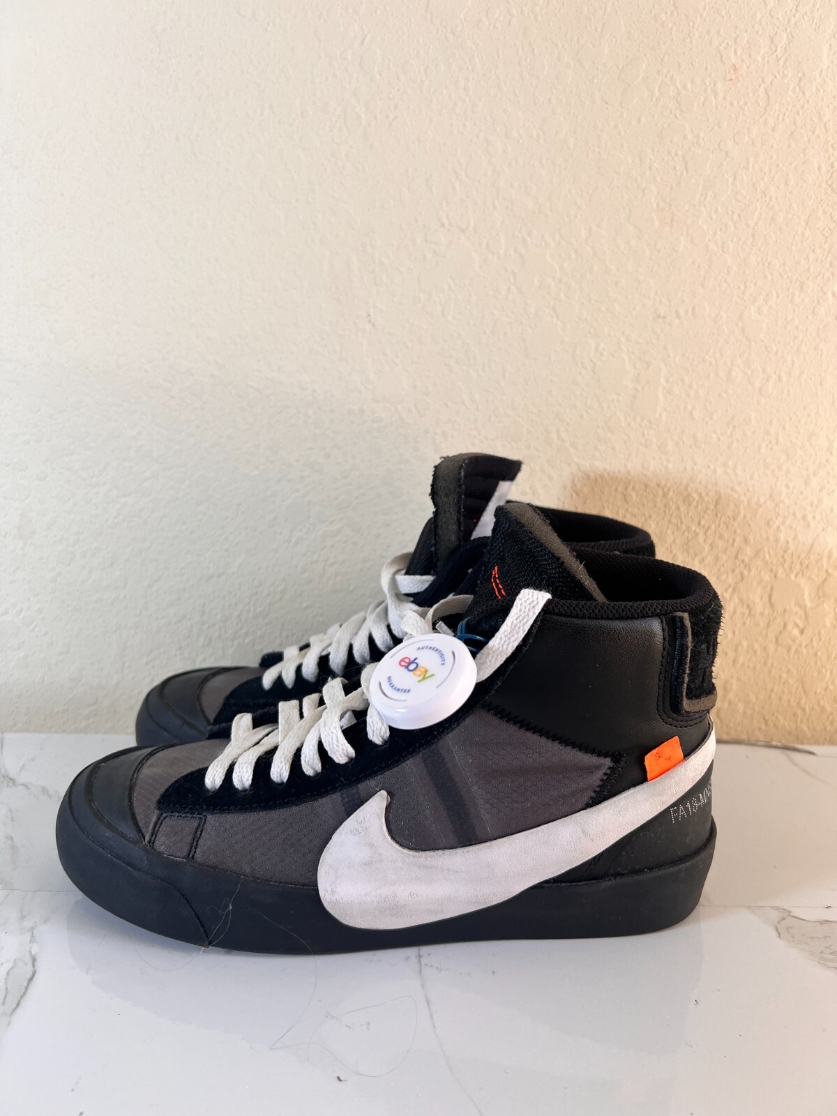 OFF WHITE X NIKE Nike x Off White Blazer Mid "Grim Reaper" Uomo 24 cm US5.5 UK5