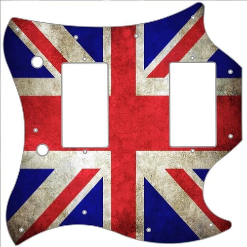 SG Standard Pickguard Custom Gibson Graphical Guitar Pick Guard UK Flag Worn