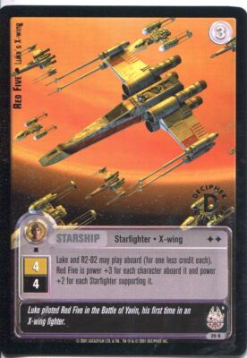 Star Wars Jedi Knights TCG Premiere #26 Red Five [R] SILBER