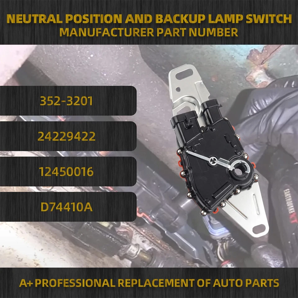 Interruptor de seguridad neutral de estacionamiento para GM Chevy/GMC 4L60E 1999-02 2003 24229422 Foto 2 de 4
