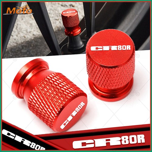 Aluminum CNC Wheel Tire Valve Cap Cover For HONDA CR80R CR 80R CR80 R CR 80 R - Picture 1 of 2