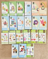 Cricut Cartridges Lot of 21 Shapes, Everyday, Lite, Paper Dolls, Classmate ++