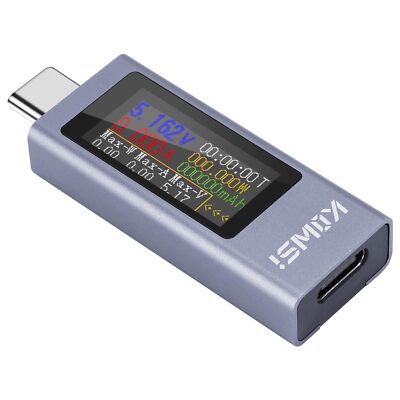 Typ-C USB Tester Digital Voltmeter Amperemeter Spannung Strom Detektor Meter Neu