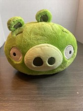 Angry Birds Green Bad Pig 8" Plush Commonwealth NO SOUND Stuffed Piggies